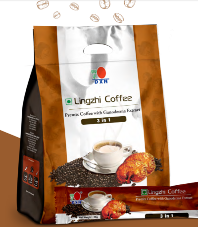 DXN Lingzhi Coffee 3 in 1 25 Sachets Ganoderma Coffee
