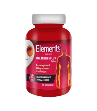 Elements Uri Flush 3 Plus Tablets 60 herbal supplement