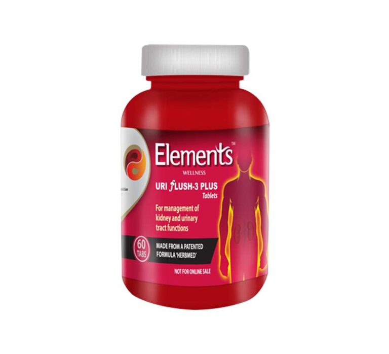 Elements Uri Flush 3 Plus Tablets 60 herbal supplement