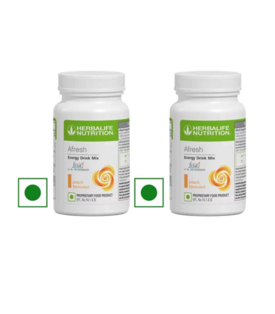 Herbalife Afresh Peach Drink Mix (50g) - PACK OF 2