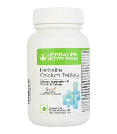 Herbalife Calcium Tablets with Vitamin D & Magnesium – 60 Tablets for Adults | Daily Bone Health Supplement