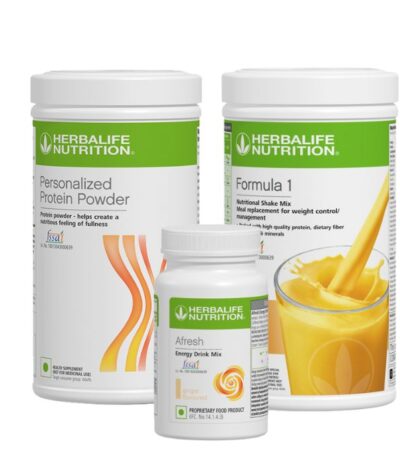 Herbalife Mango Protein Afresh Combo | Formula 1 Shake + Protein Powder + Afresh - HerbalPlanet
