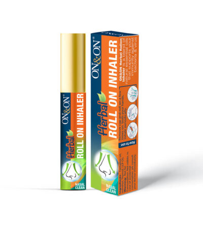On & On Herbal Roll On Inhaler | Double-Action Relief
