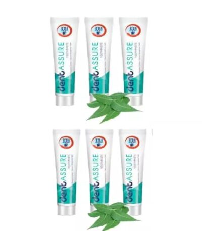 Vestige Dent Assure Neem Toothpaste | 100g Each | Pack of 6 Dual Protection of Neem And Cloves - HerbalPlanet