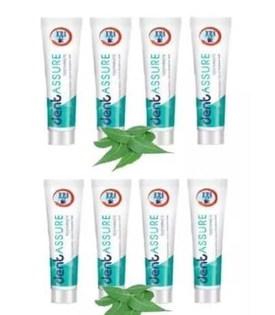Vestige Dent Assure Neem Toothpaste | 100g Each | Pack of 8 Dual Protection of Neem And Cloves - HerbalPlanet