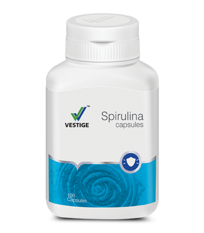 Vestige Spirulina Capsules - 100 Units (Pack Of 2) - HerbalPlanet